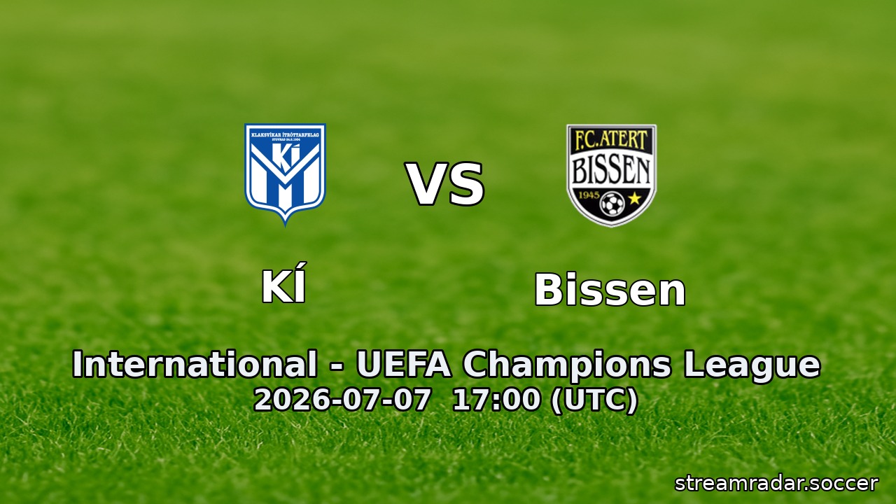 KÍ vs Bissen