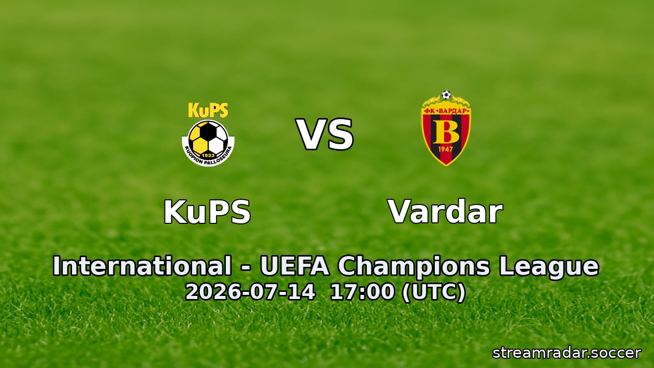 KuPS vs Vardar