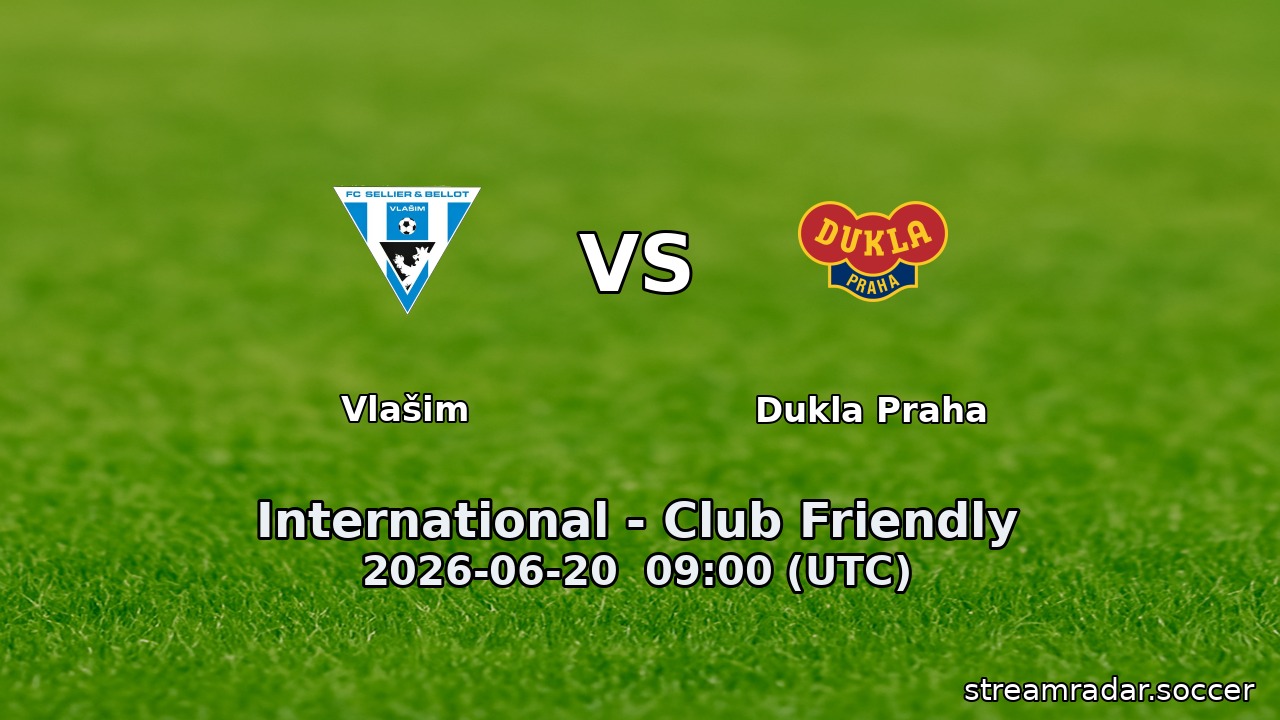 Vlašim vs Dukla Praha