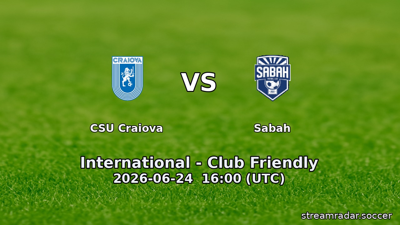 CSU Craiova vs Sabah