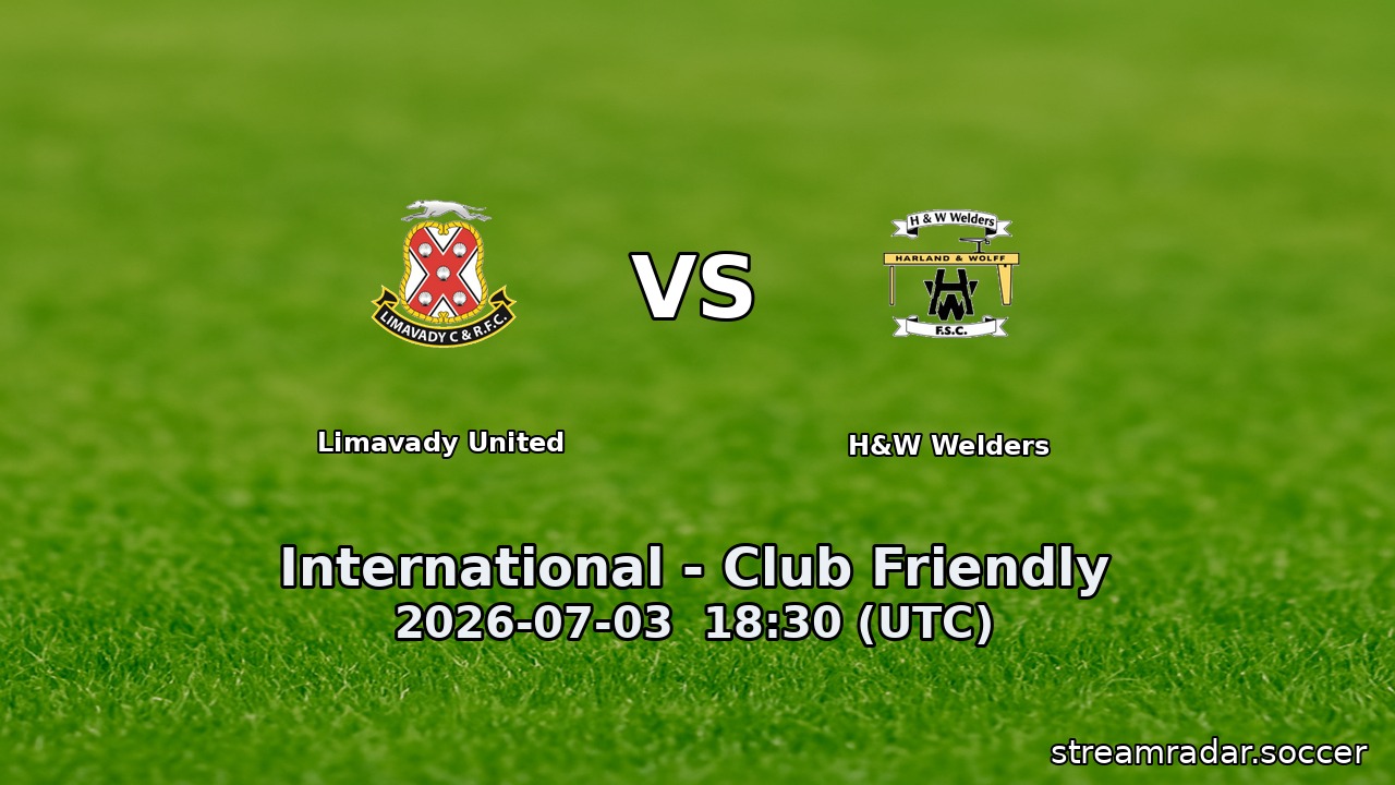 Limavady United vs H&W Welders