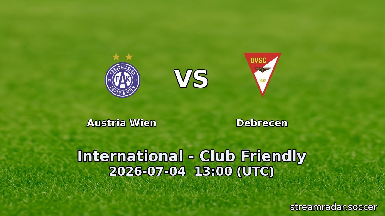 Austria Wien vs Debrecen