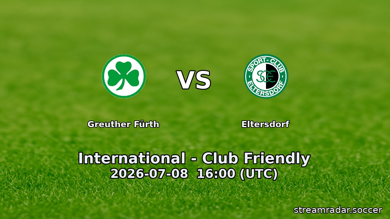 Greuther Fürth vs Eltersdorf
