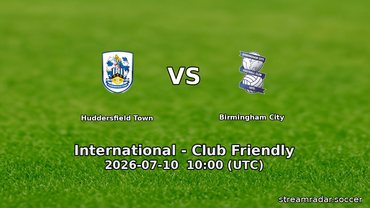 Huddersfield Town vs Birmingham City
