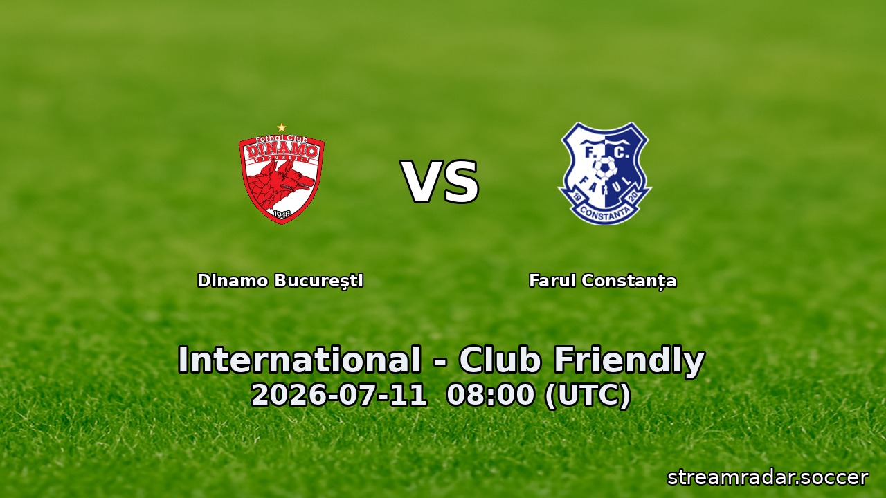 Dinamo Bucureşti vs Farul Constanța