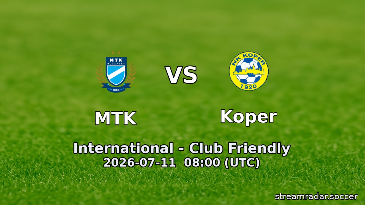 MTK vs Koper