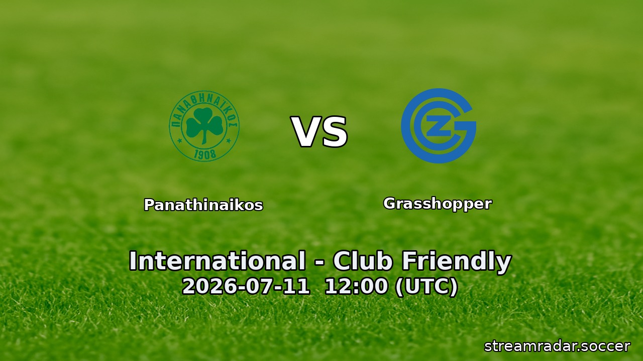 Panathinaikos vs Grasshopper