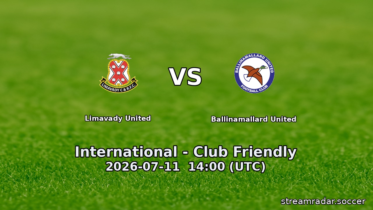 Limavady United vs Ballinamallard United
