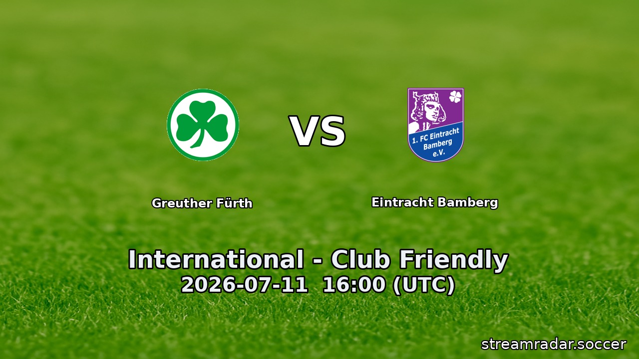 Greuther Fürth vs Eintracht Bamberg