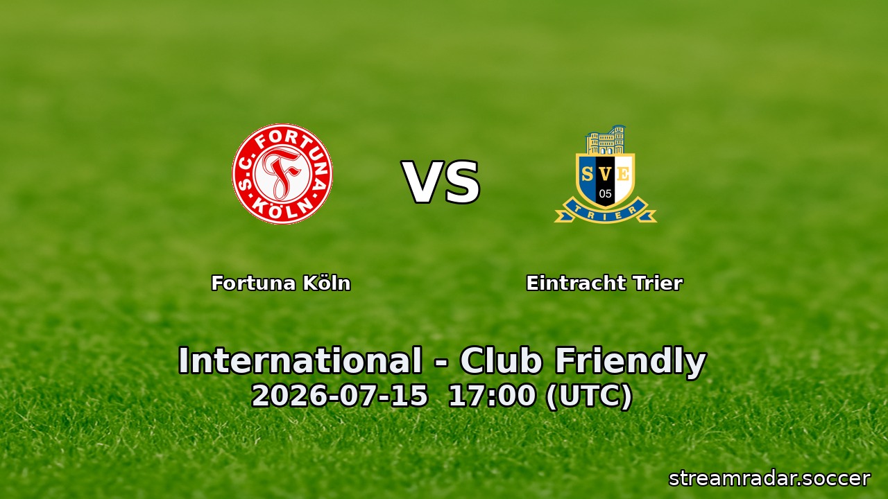 Fortuna Köln vs Eintracht Trier