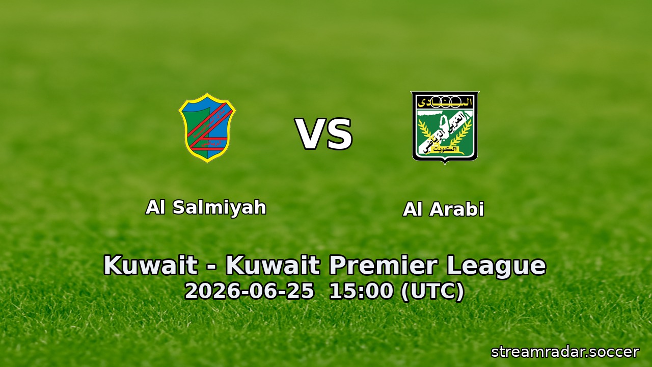 Al Salmiyah vs Al Arabi