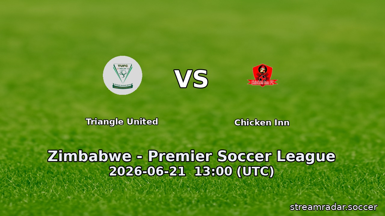 Triangle United vs Chicken Inn