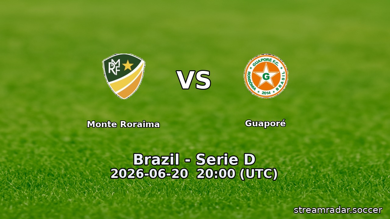 Monte Roraima vs Guaporé