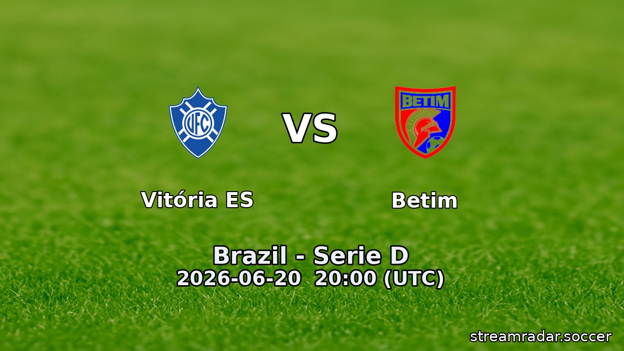 Vitória ES vs Betim