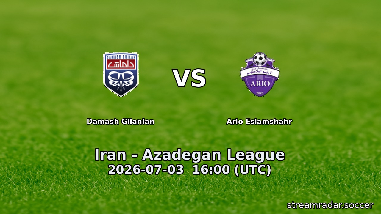 Damash Gilanian vs Ario Eslamshahr