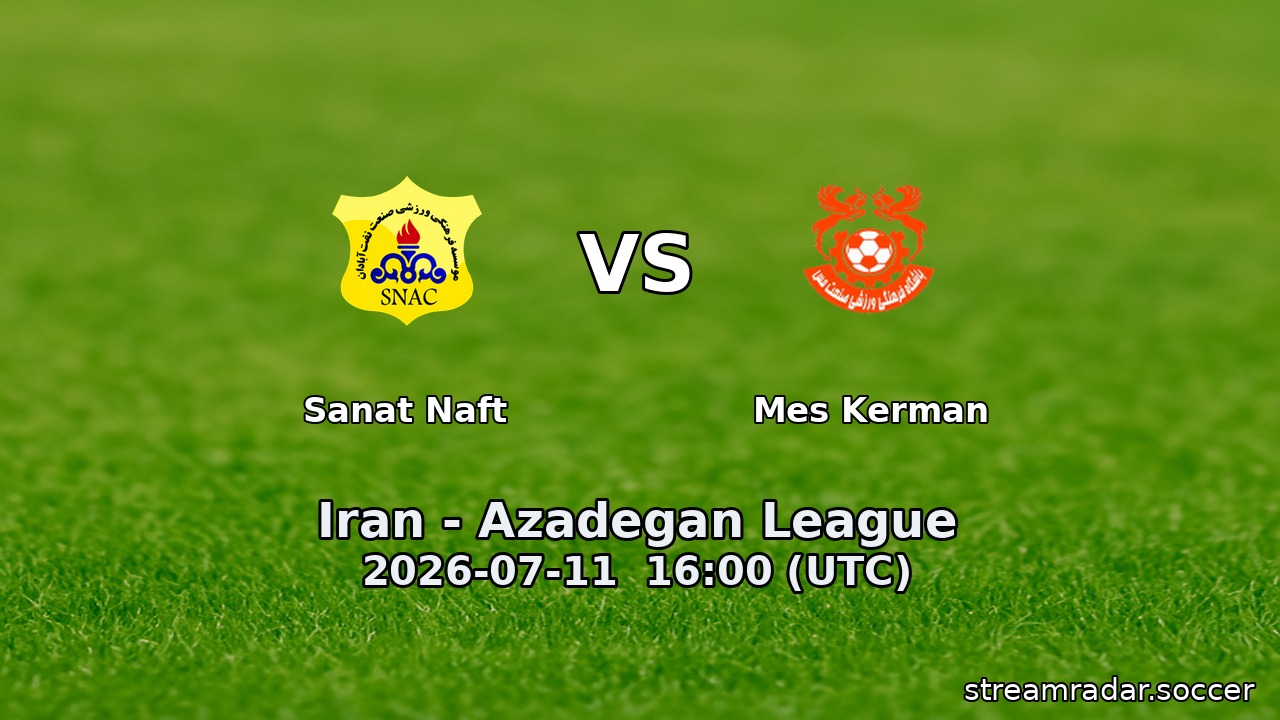 Sanat Naft vs Mes Kerman