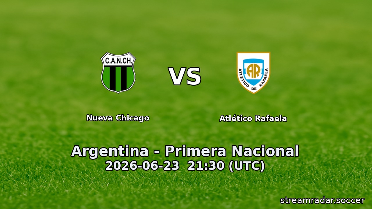 Nueva Chicago vs Atlético Rafaela