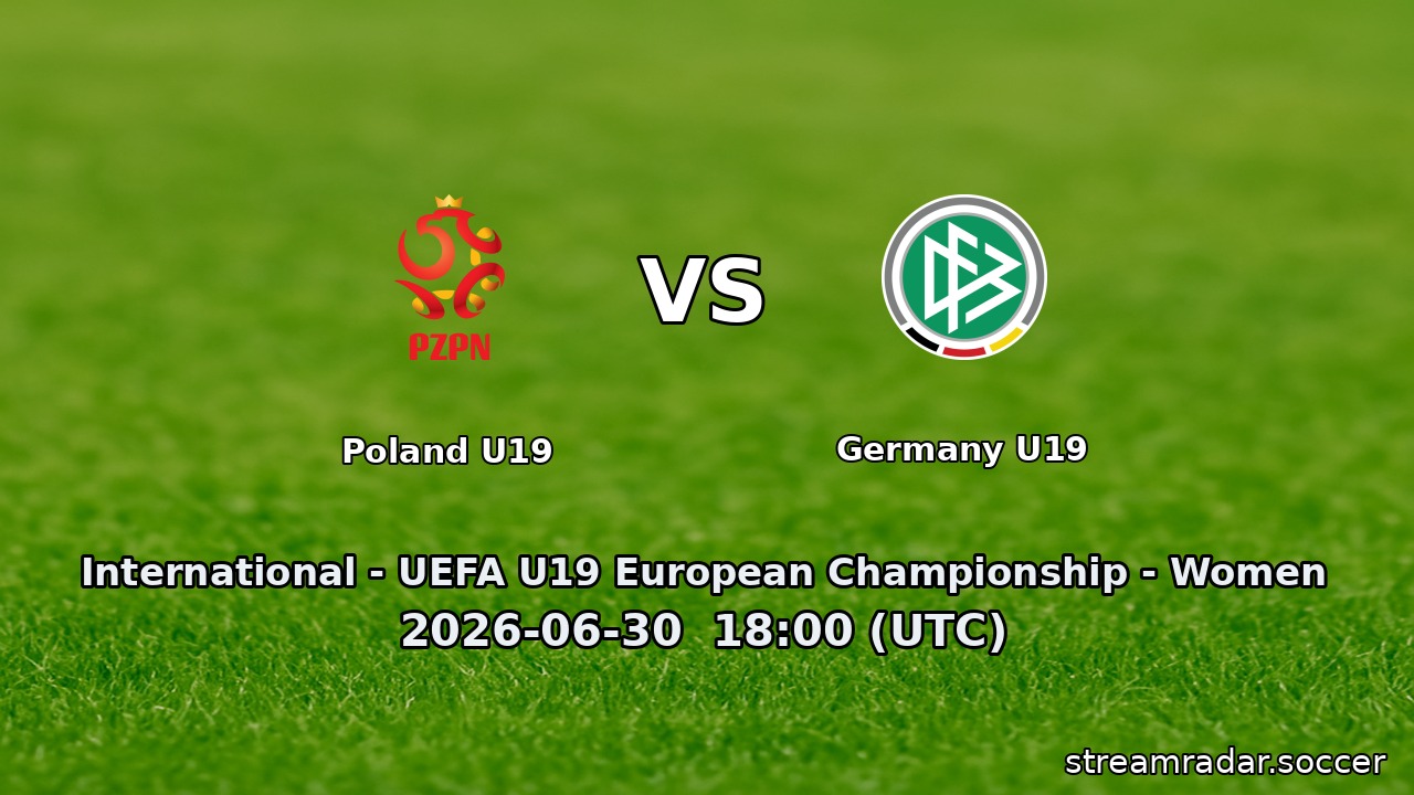 Poland U19 vs Germany U19