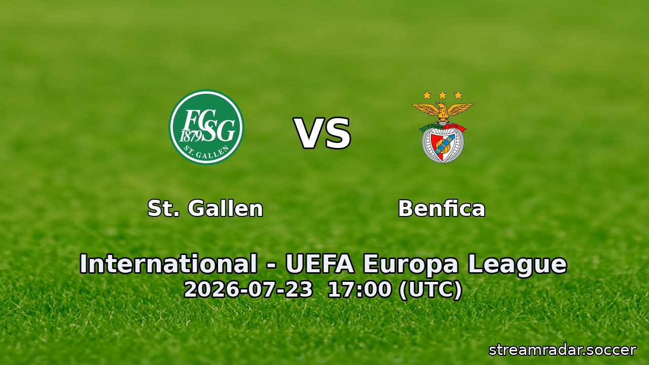 St. Gallen vs Benfica