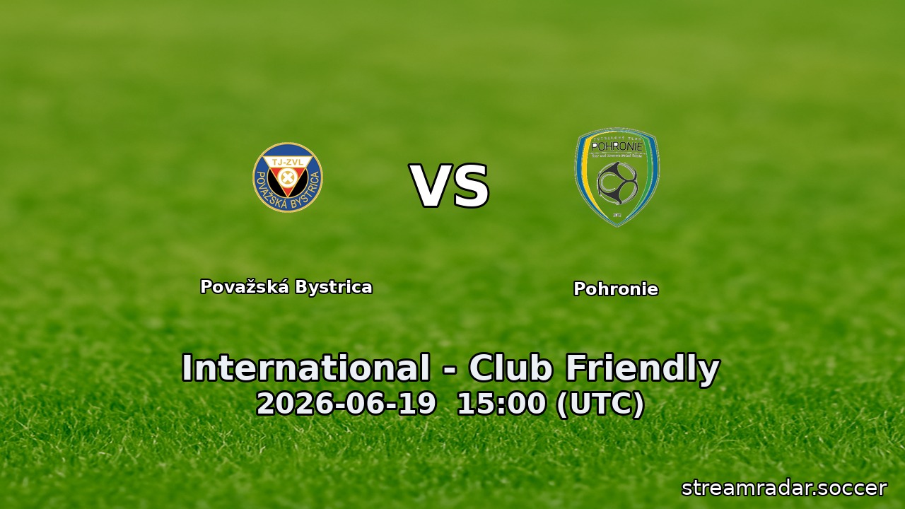 Považská Bystrica vs Pohronie
