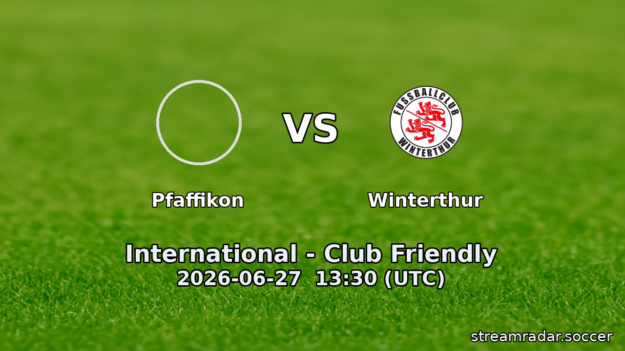 Pfaffikon vs Winterthur