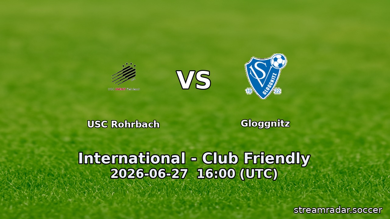 USC Rohrbach vs Gloggnitz