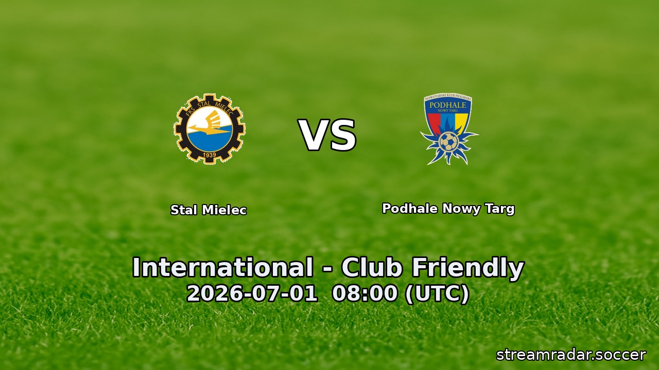 Stal Mielec vs Podhale Nowy Targ