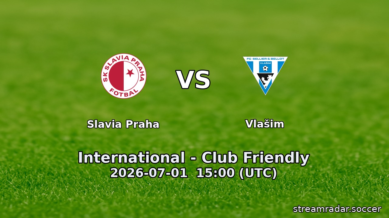Slavia Praha vs Vlašim