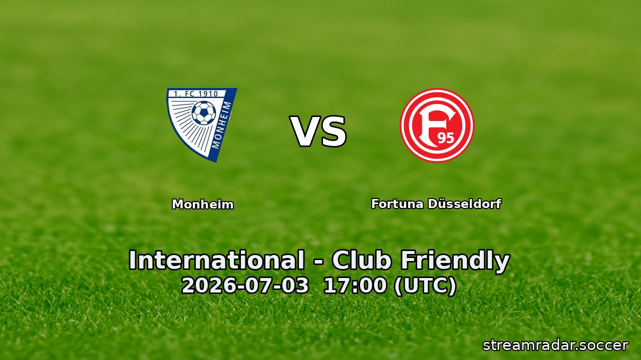 Monheim vs Fortuna Düsseldorf