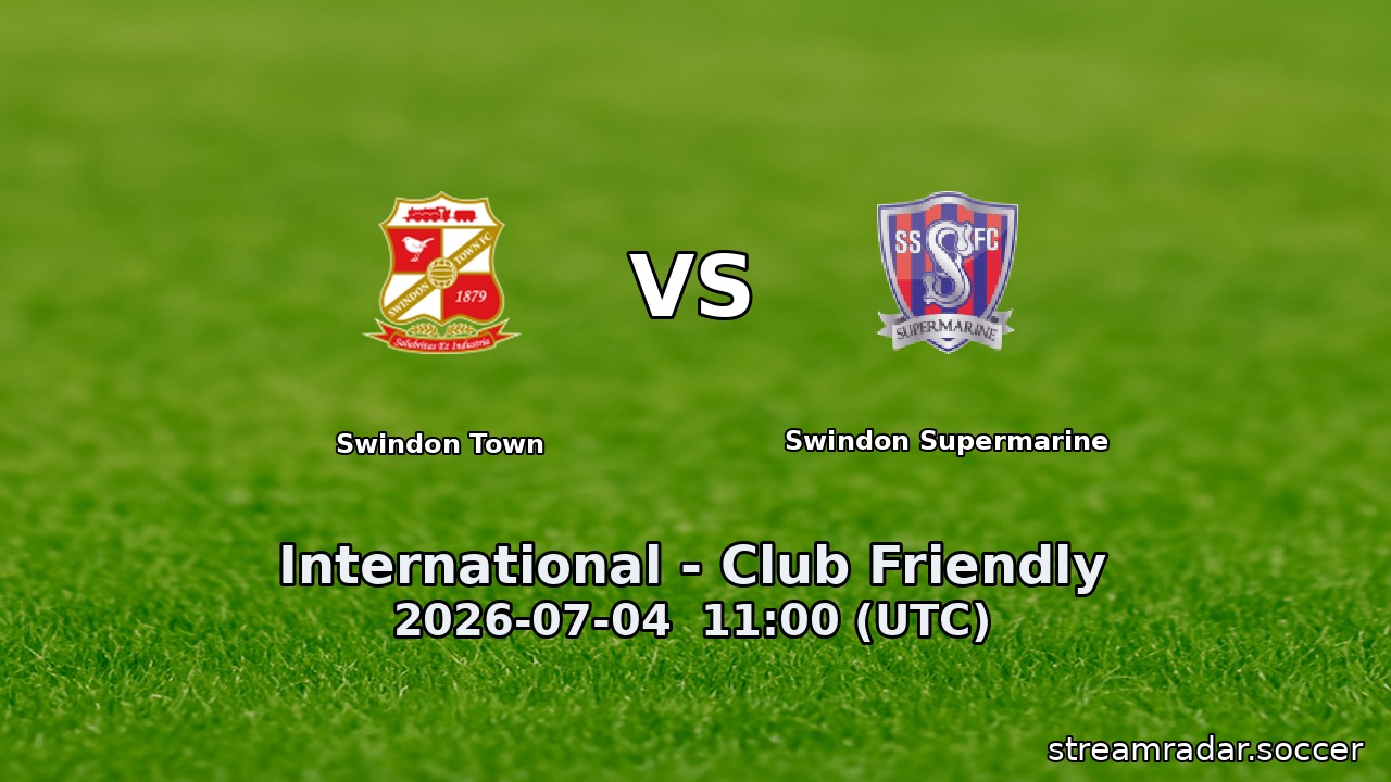 Swindon Town vs Swindon Supermarine