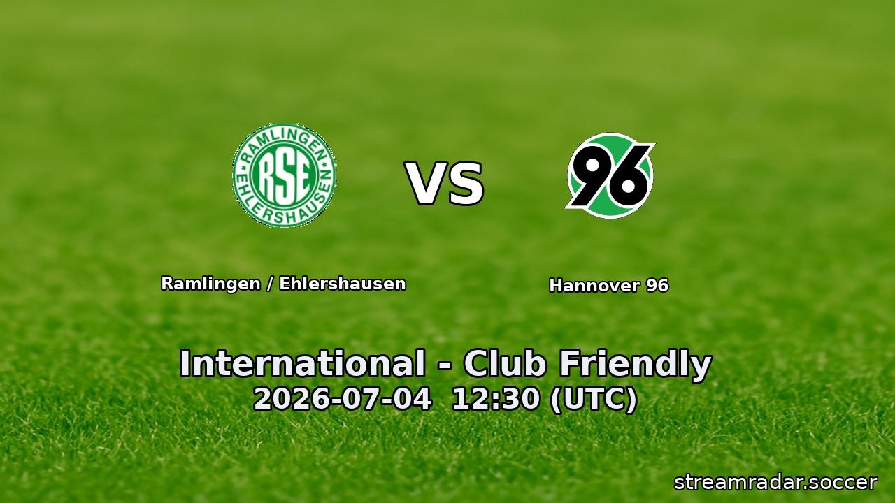 Ramlingen / Ehlershausen vs Hannover 96