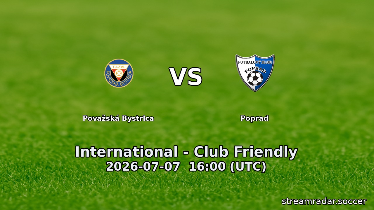 Považská Bystrica vs Poprad