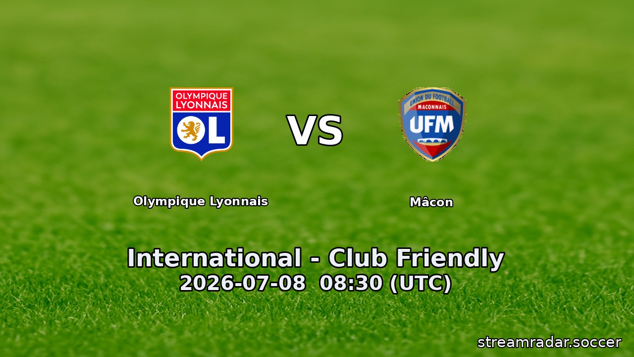 Olympique Lyonnais vs Mâcon