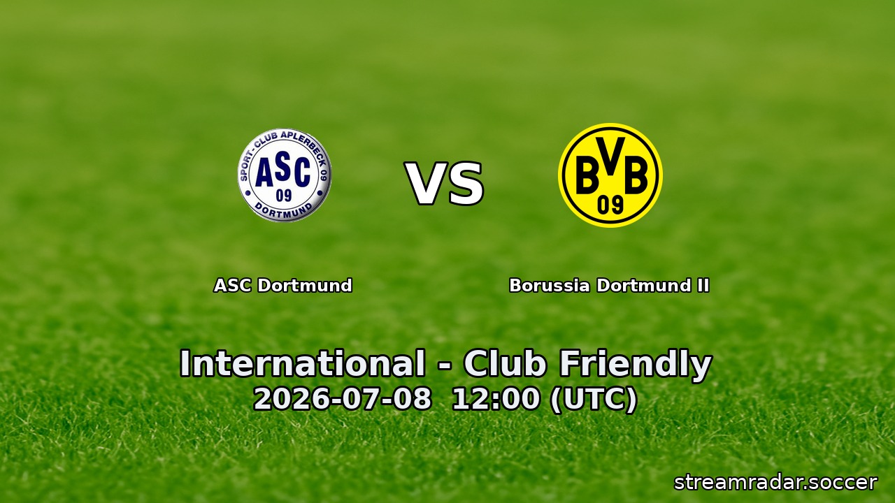 ASC Dortmund vs Borussia Dortmund II