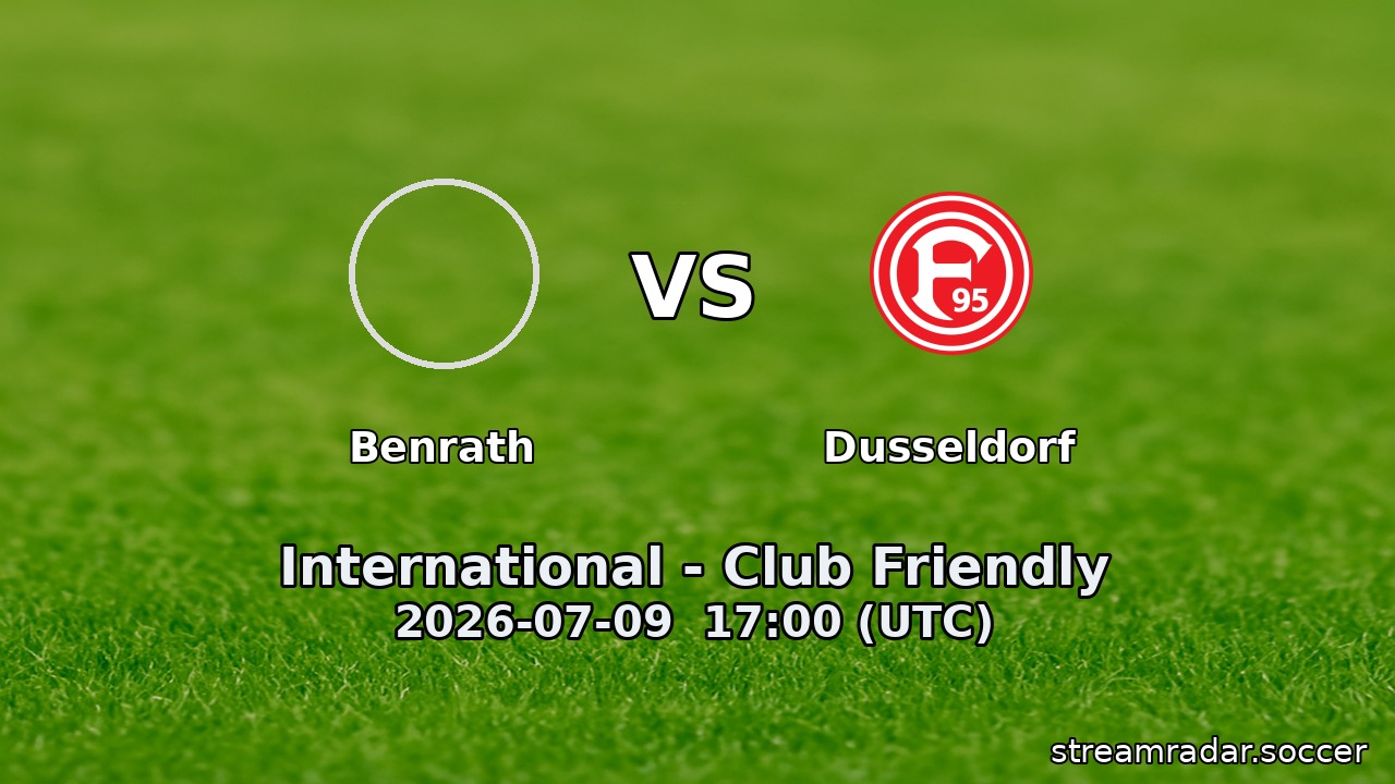 Benrath vs Dusseldorf