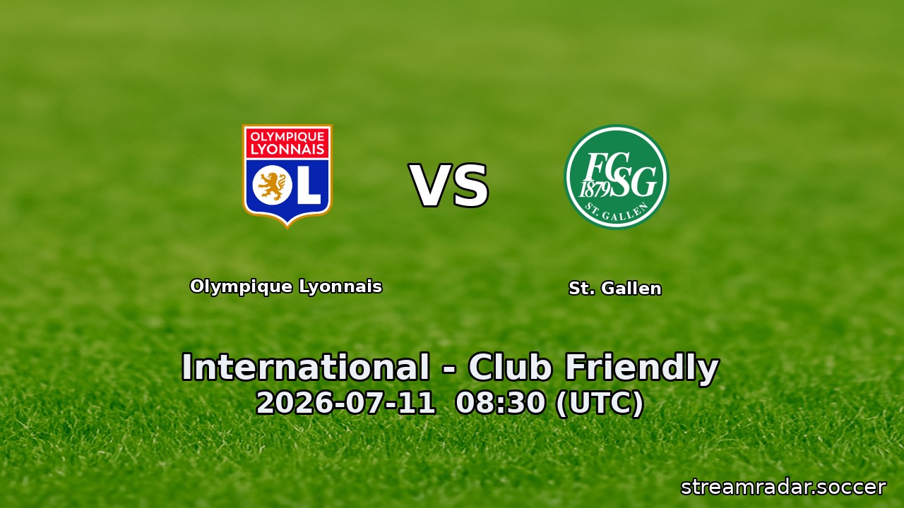 Olympique Lyonnais vs St. Gallen