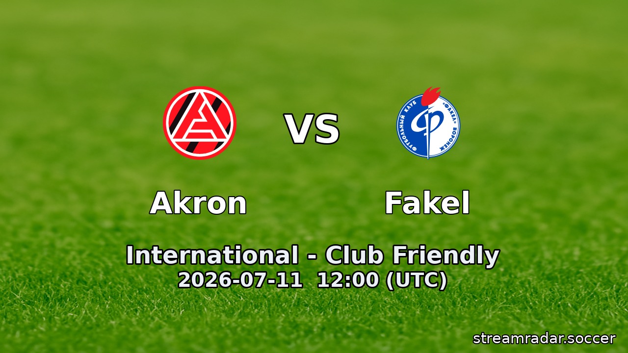 Akron vs Fakel