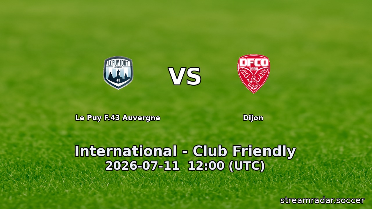 Le Puy F.43 Auvergne vs Dijon
