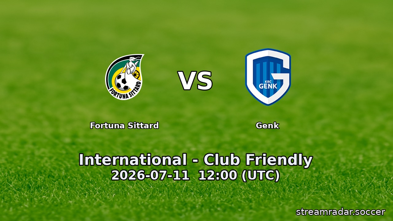 Fortuna Sittard vs Genk