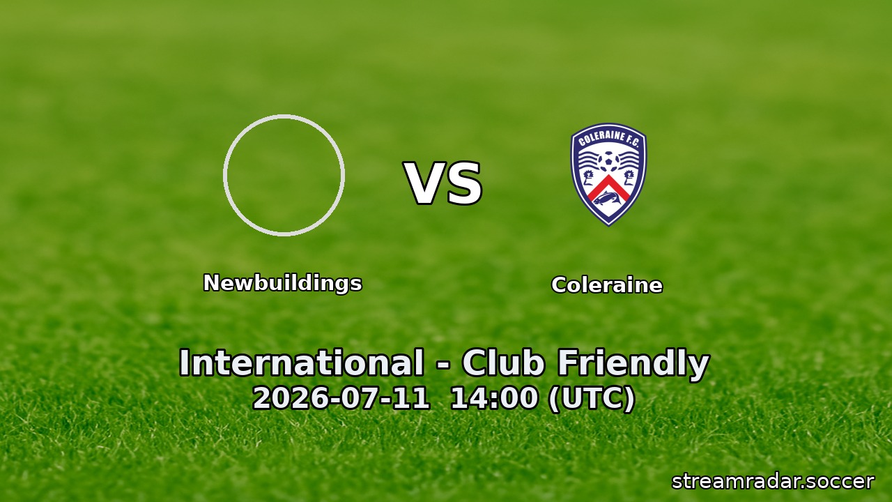 Newbuildings vs Coleraine