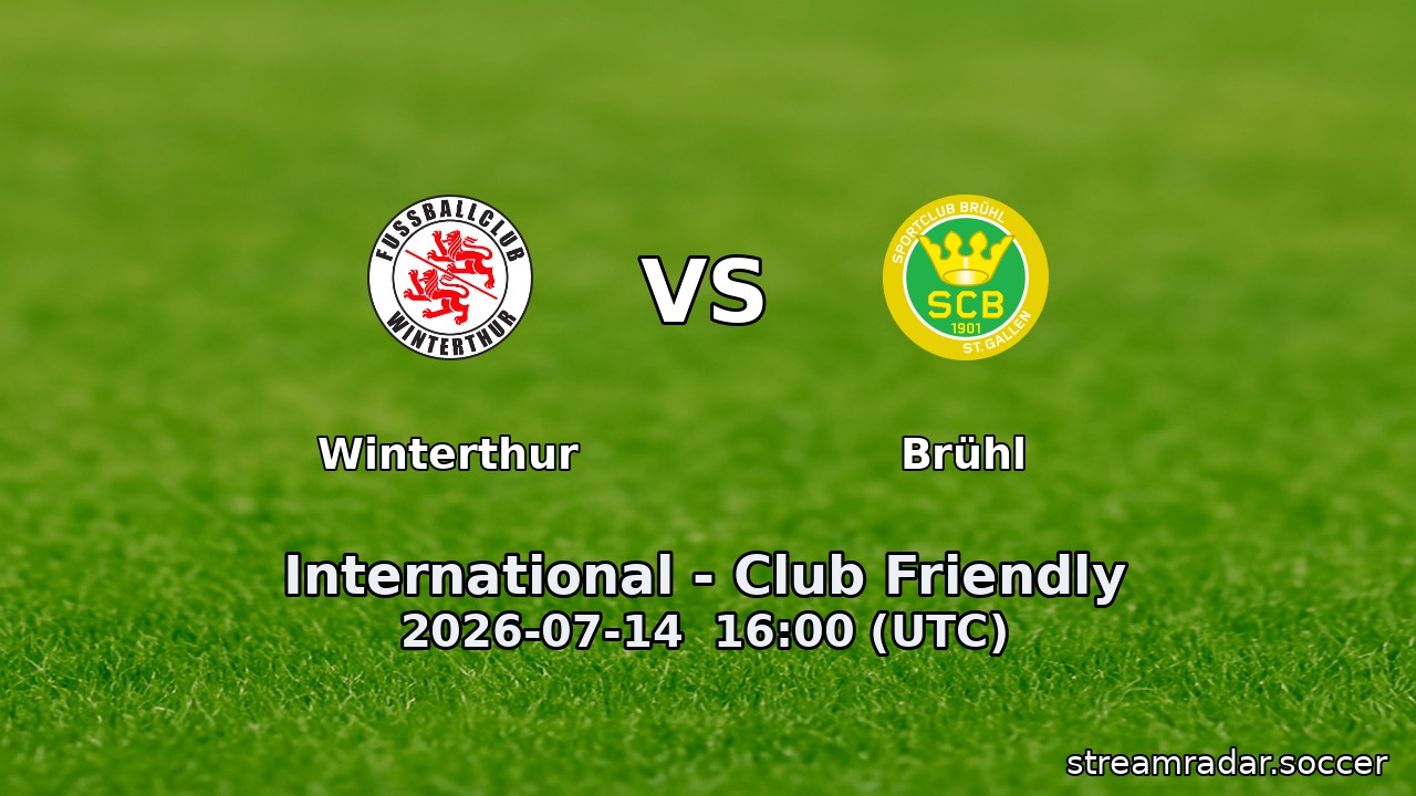Winterthur vs Brühl