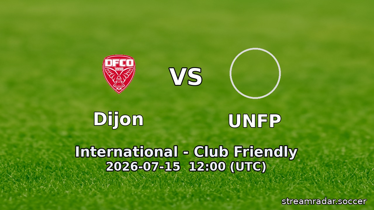 Dijon vs UNFP