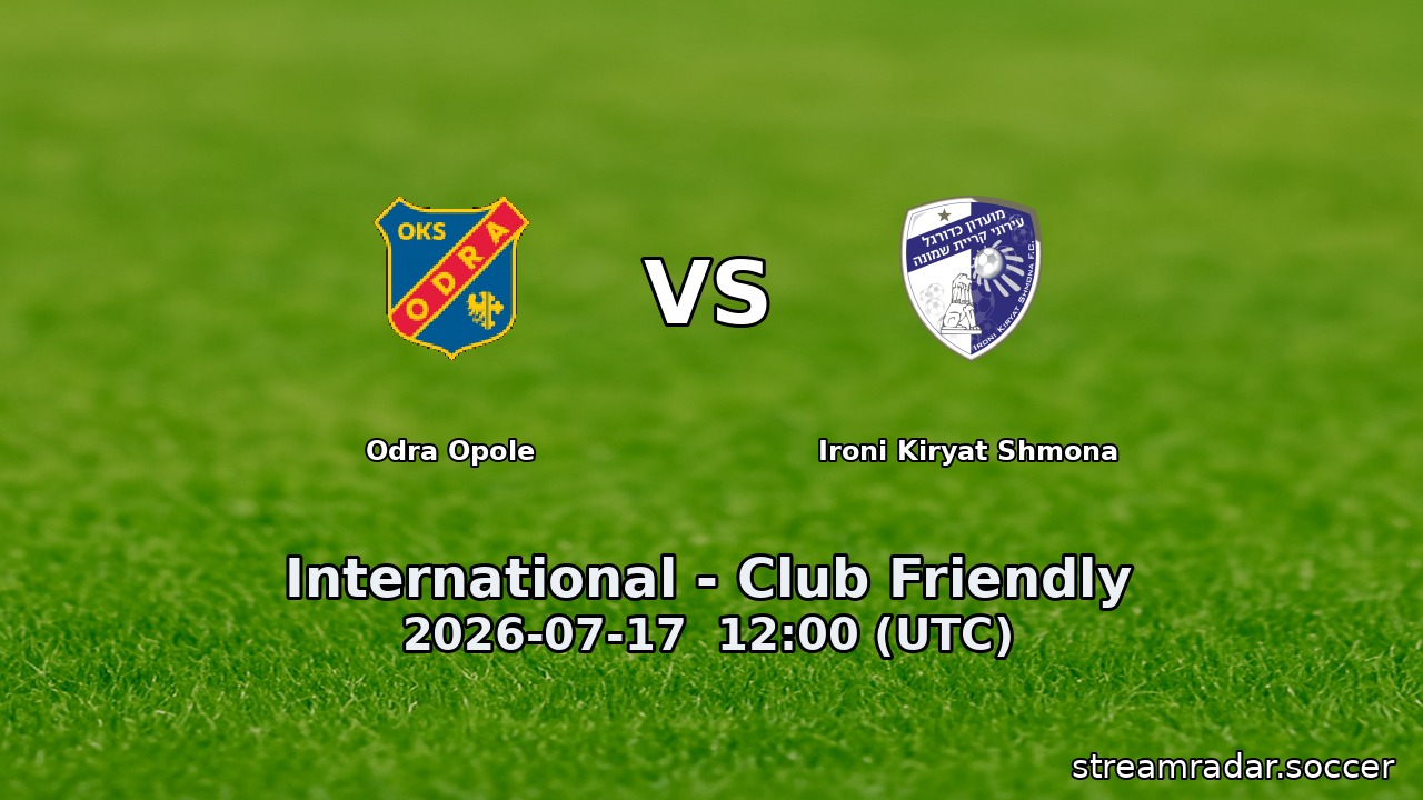 Odra Opole vs Ironi Kiryat Shmona