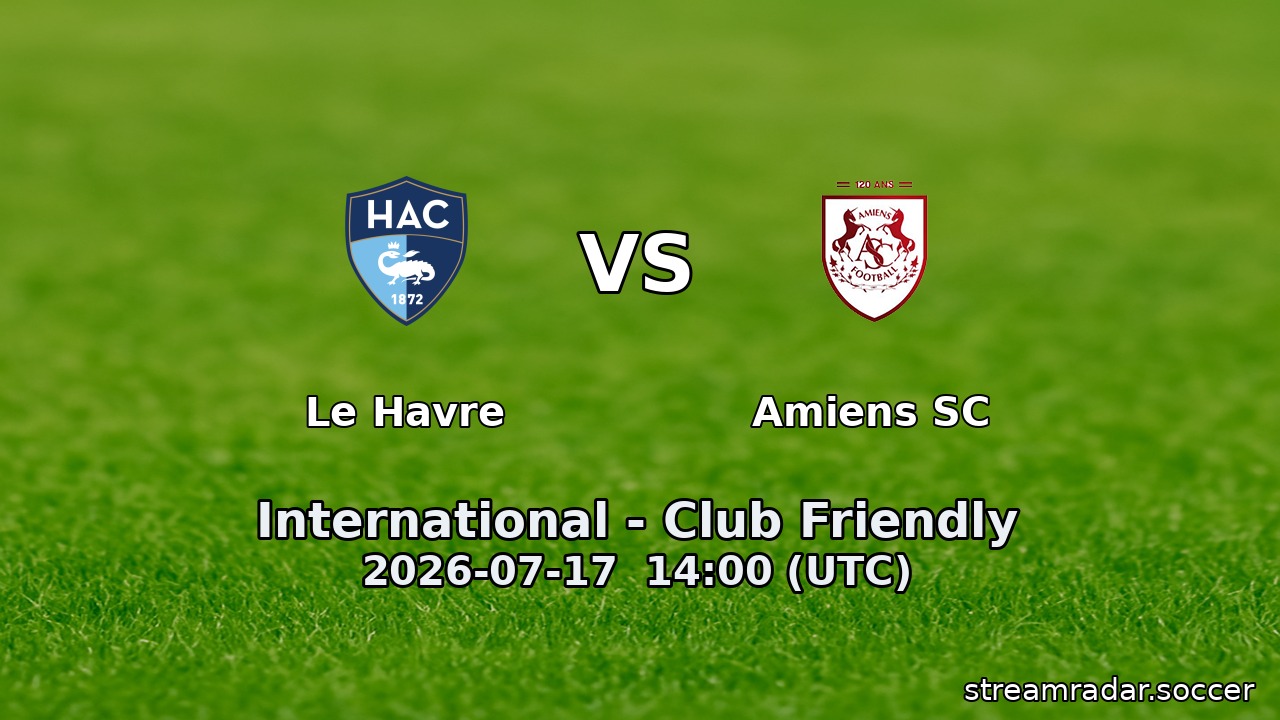 Le Havre vs Amiens SC