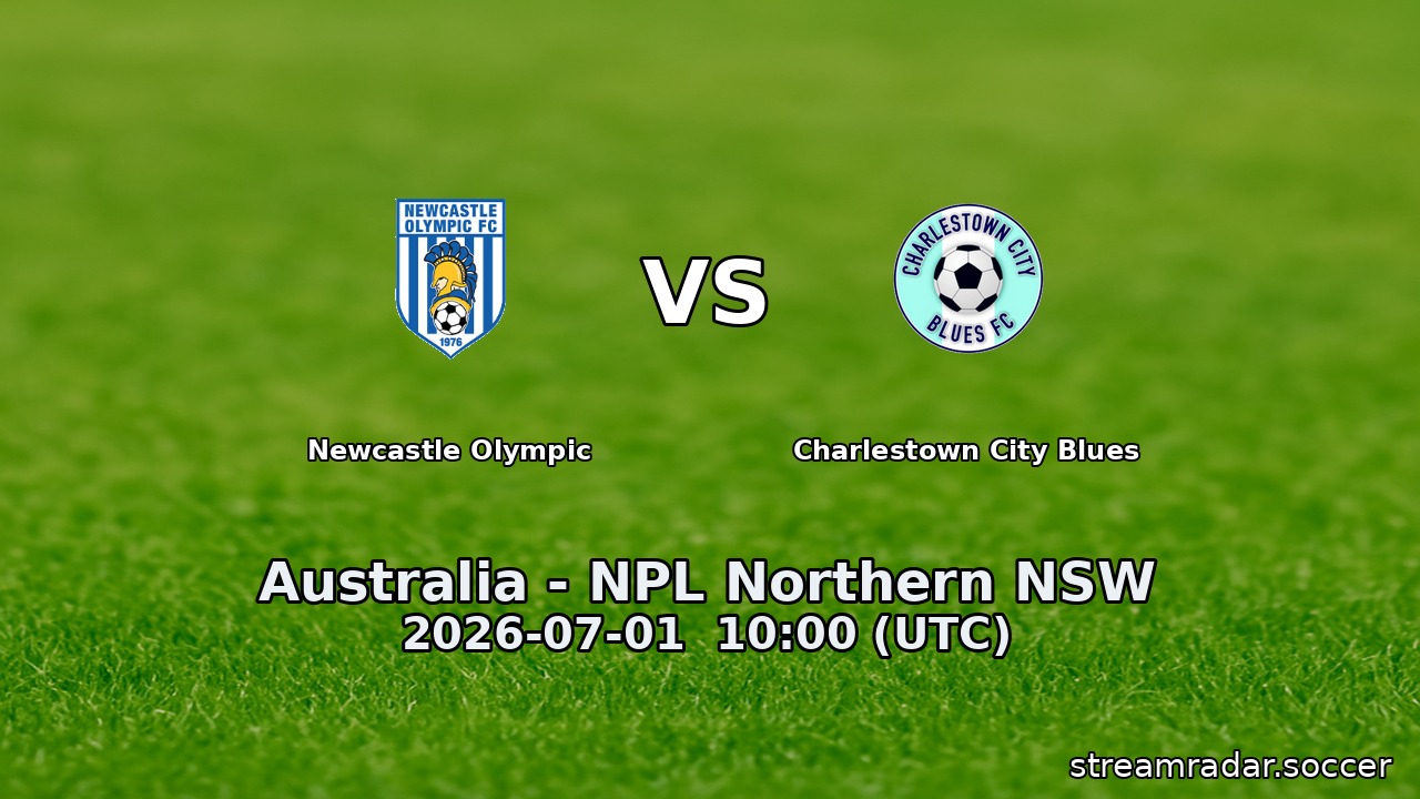 Newcastle Olympic vs Charlestown City Blues