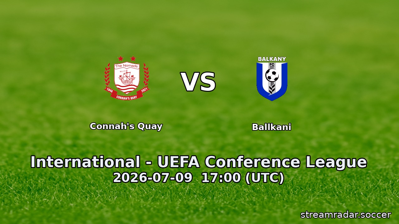 Connah's Quay vs Ballkani