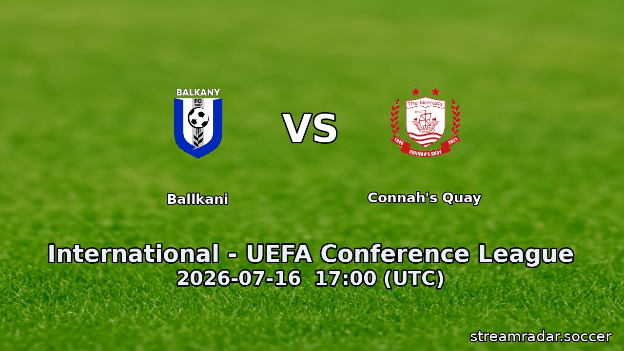 Ballkani vs Connah's Quay