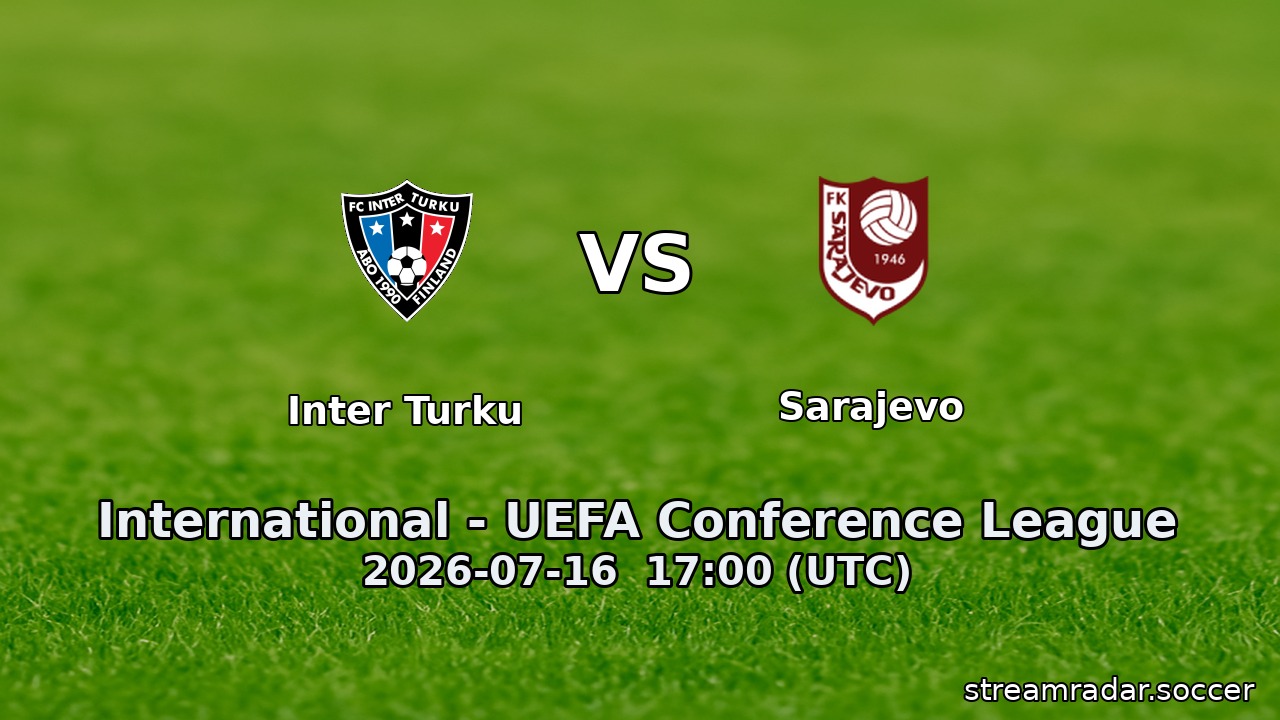 Inter Turku vs Sarajevo