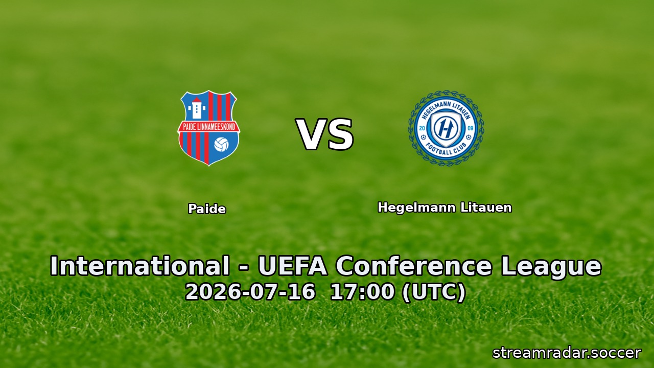 Paide vs Hegelmann Litauen