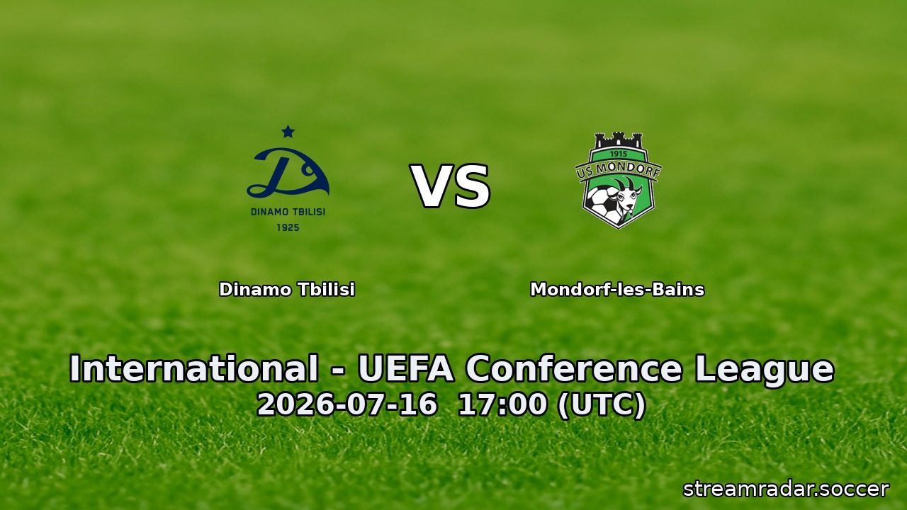 Dinamo Tbilisi vs Mondorf-les-Bains